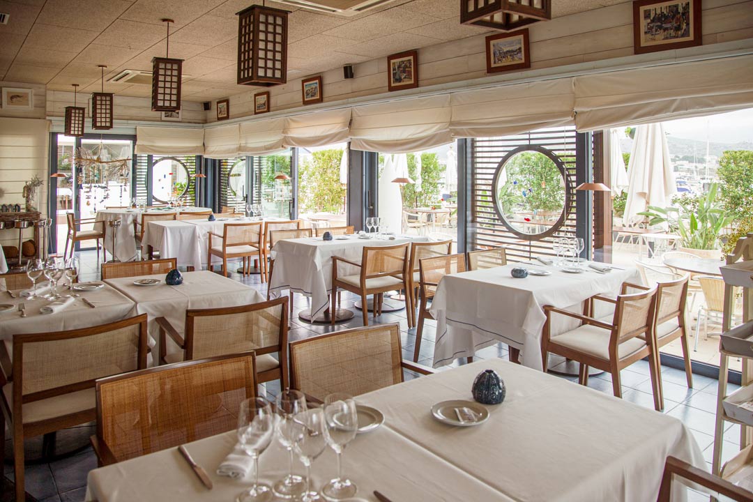 Der Speisesaal des Restaurants vor der Eröffnung